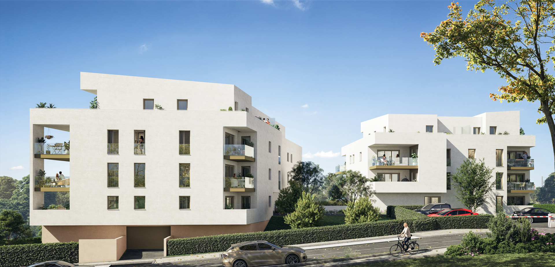 Lucas Habitat Aménagement - Résidence Les Jardins de la Horgne - Appartements neufs à Montigny-lès-Metz - Vue extérieure